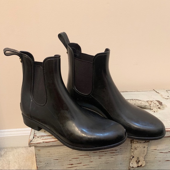 sam edelman black rain boots